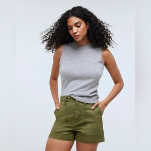 Madewell The Perfect Vintage Fatigue Short in Desert Olive